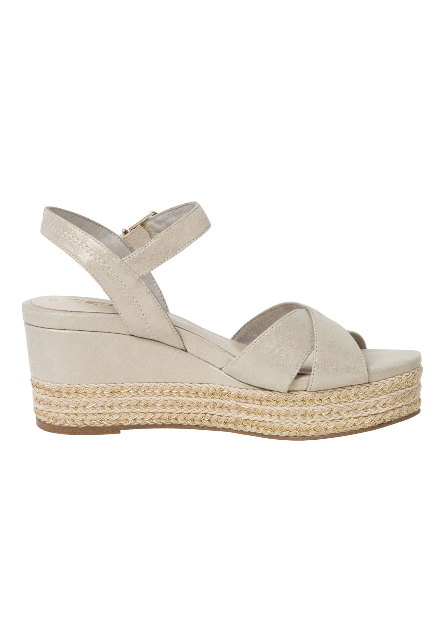 Tamaris Sandales Compensées - Cashm Pea Sued 5 Tamaris Sandales Compensées - Cashm Pea Sued – Image 5