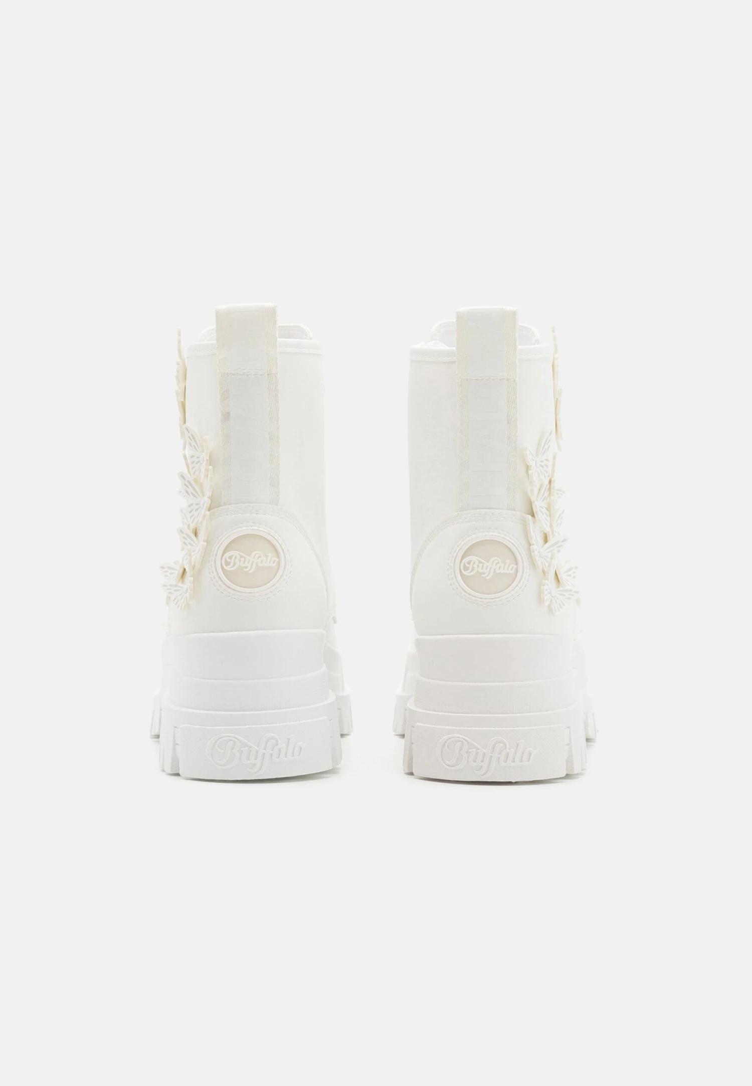 Buffalo Aspha Butterflies - Bottines À Plateau - White 4 Buffalo Aspha Butterflies - Bottines À Plateau - White – Image 4