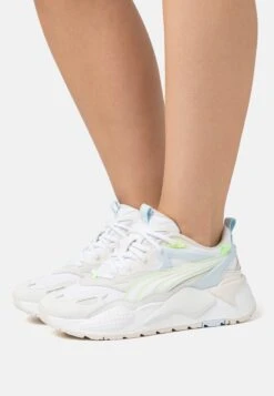 Puma Rs-X Efekt Turbo - Baskets Basses - White/Icy Blue