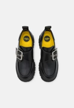 Buffalo Aspha Monk - Mocassins - Black -Chaussure Boutique 109598a5bbe94dc189196263612d0f12