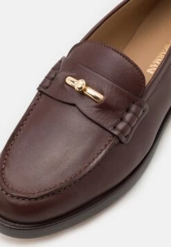 Emporio Armani Capsule Icon - Mocassins - Red -Chaussure Boutique 161b501011fb440d86d60d9766dae0b7