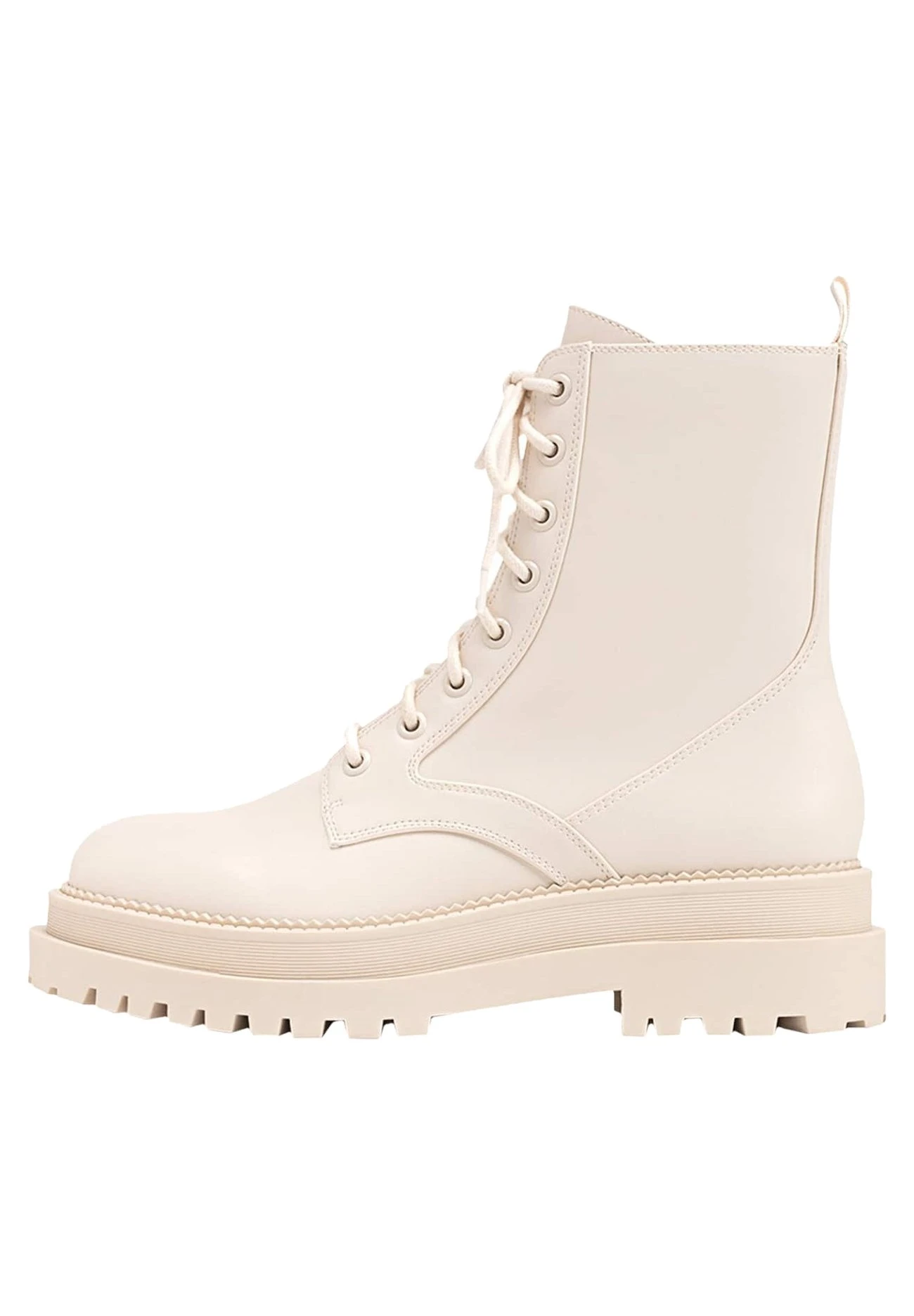 Stradivarius Bottines À Plateau - Off White 4 Stradivarius Bottines À Plateau - Off White – Image 4