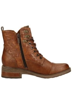 Mustang Bottines À Lacets - Cognac -Chaussure Boutique 226ba4e8b5fa421f992f724801a786fc