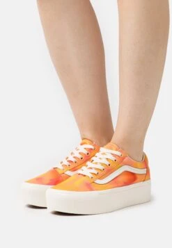 Vans Ua Old Skool Stackform - Baskets Basses - Tonal Orange