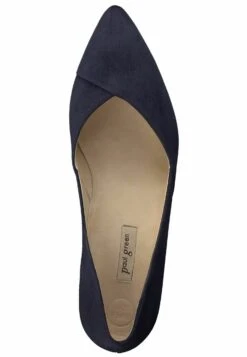 Paul Green Escarpins - Samtziege Blau Natur -Chaussure Boutique 32936e9d04ac465bac4ee1caad586151