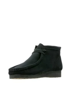 Clarks Originals Boots À Talons - Schwarzes Veloursleder