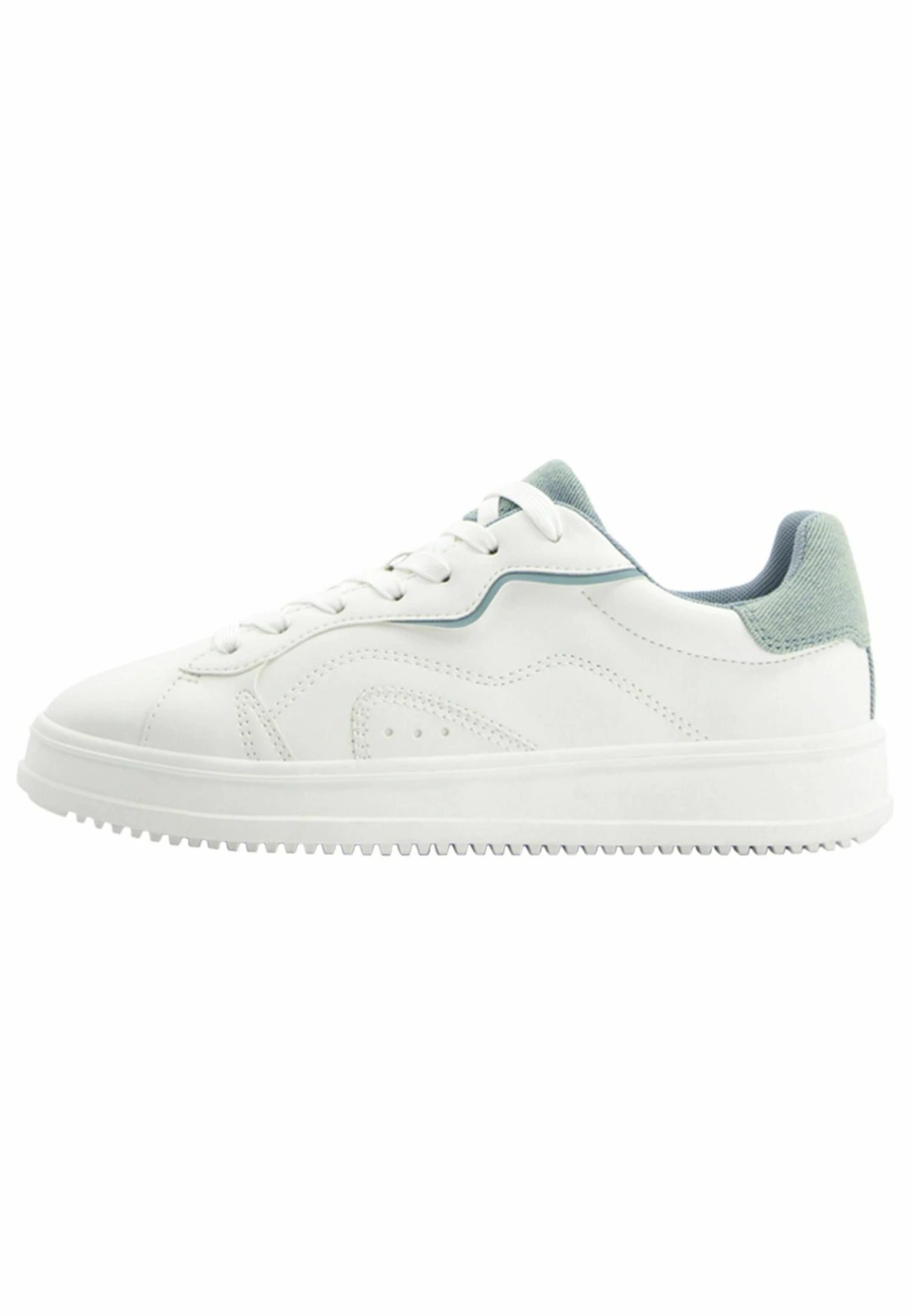 BERSHKA Contrast Details - Baskets Basses - White 2 BERSHKA Contrast Details - Baskets Basses - White – Image 2