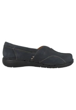 Clarks Un Loop Stride - Mocassins - Navy Nubuck -Chaussure Boutique 423d518583e44b58acc3682a3a1ddbbe