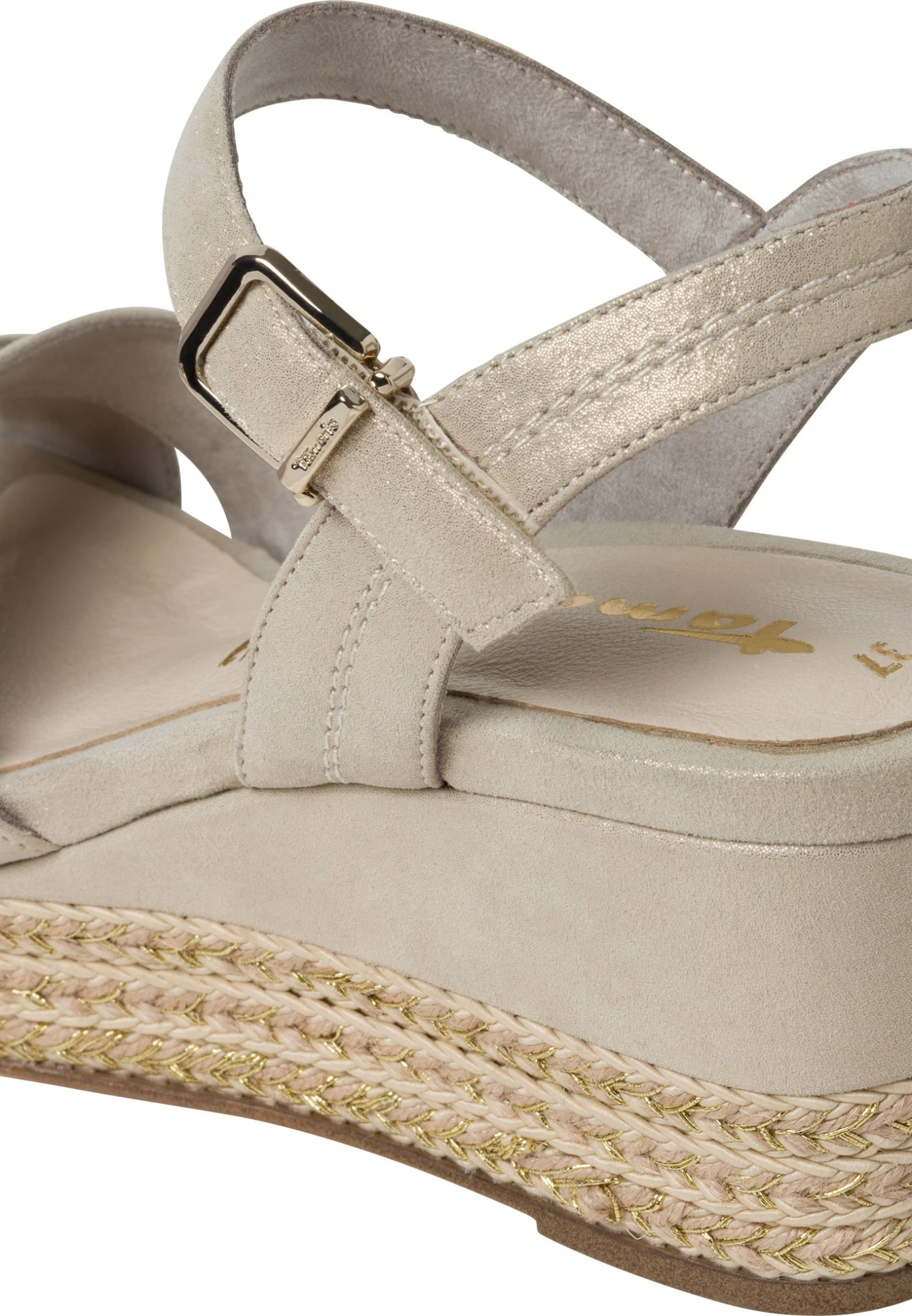 Tamaris Sandales Compensées - Cashm Pea Sued 6 Tamaris Sandales Compensées - Cashm Pea Sued – Image 6