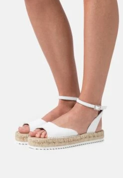 Selected Femme Slfeldina - Sandales À Plateforme - White