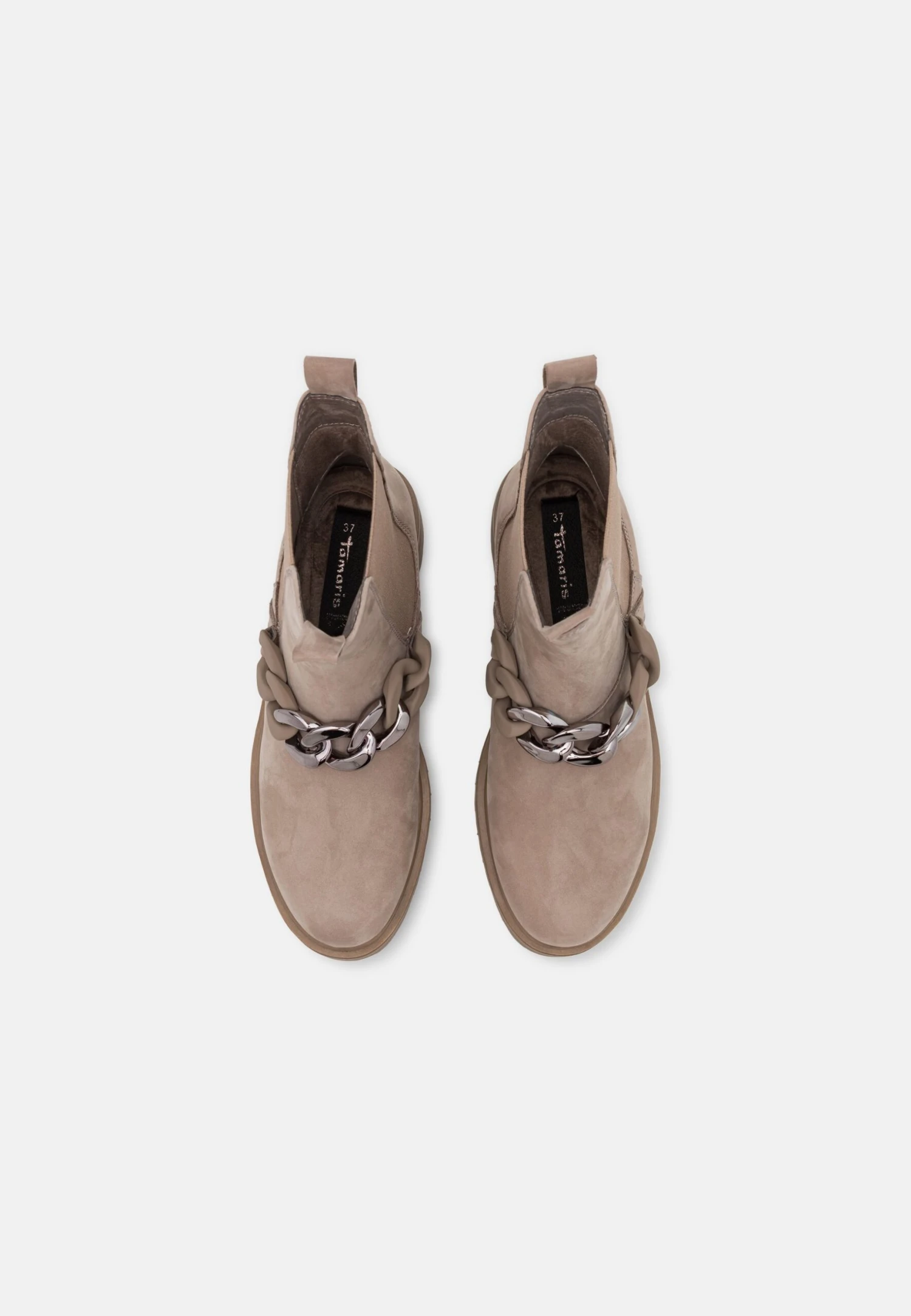 Tamaris Bottines À Plateau - Taupe 6 Tamaris Bottines À Plateau - Taupe – Image 6