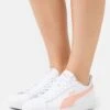 Puma Smash - Baskets Basses - White/Apricot Blush/Black