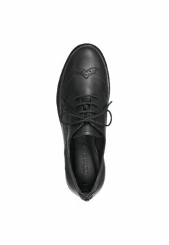 Tamaris Derbies - Black Leather -Chaussure Boutique 5e034a0e0af04468b05cc5eebd921dac
