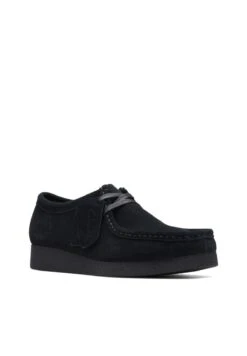 Clarks Wallabeeevosh - D - Chaussures À Lacets - Black Sde -Chaussure Boutique 6494cc2189dd4d6dbf5a3277c8aeb1ee