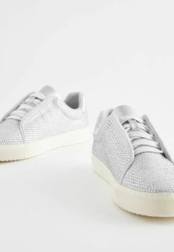 Next Forever Comfort® Bling Chunky Standard - Baskets Basses - Silver -Chaussure Boutique 651e77e8bc45447aac3df21bc6cfac8f