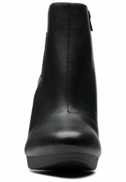 Clarks Bottines À Talons Hauts - Black Leather -Chaussure Boutique 65bb31d053bb45df8a81068918dbe282