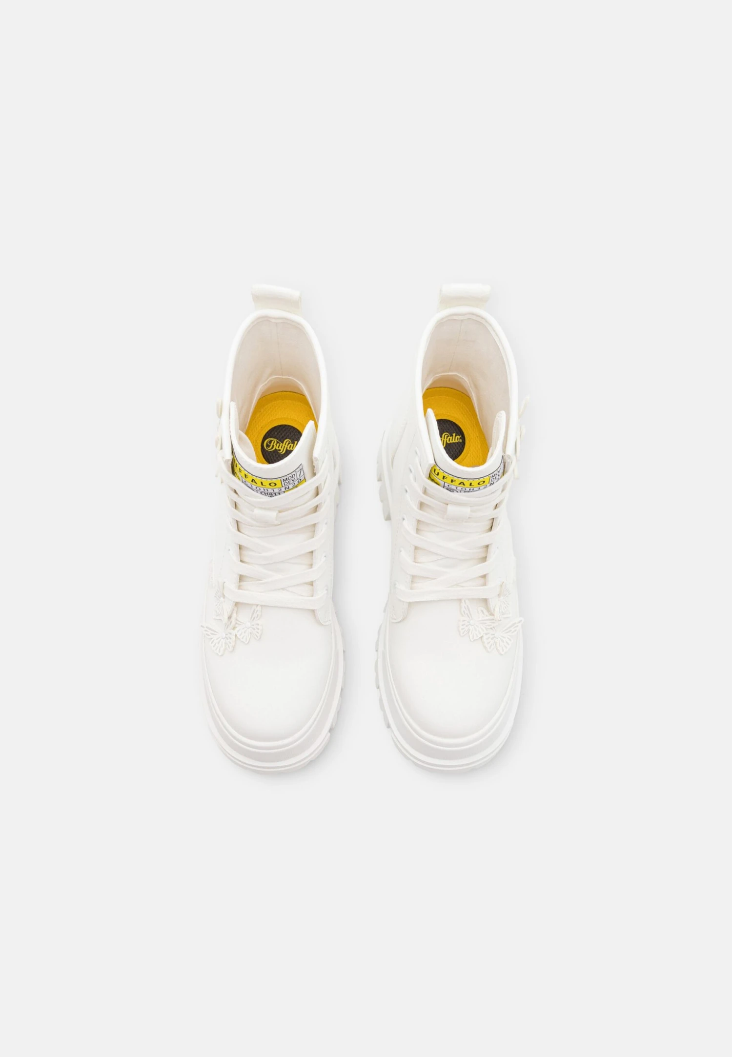 Buffalo Aspha Butterflies - Bottines À Plateau - White 6 Buffalo Aspha Butterflies - Bottines À Plateau - White – Image 6