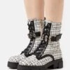 Guess Madox - Bottines À Lacets - Black/White