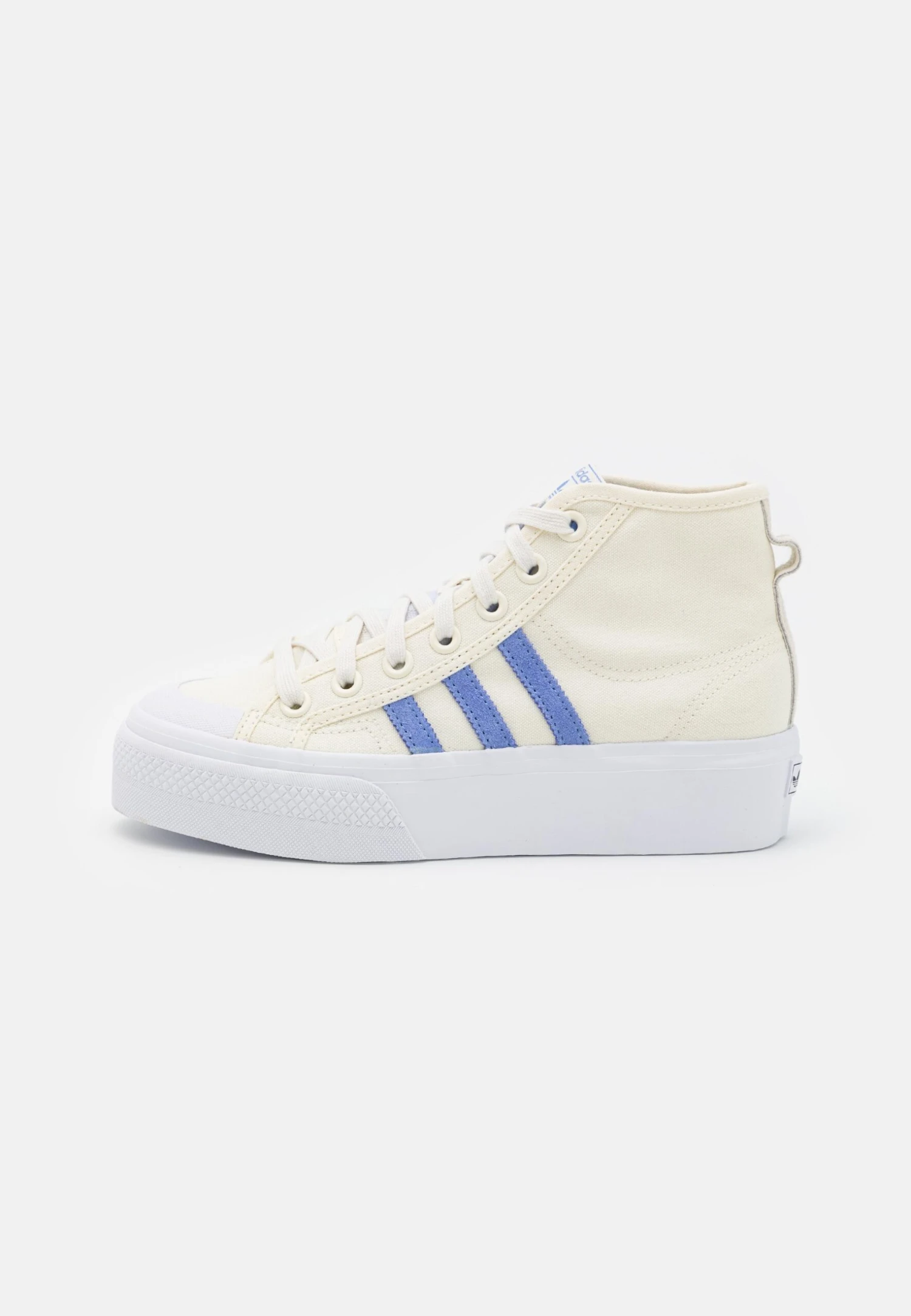 Adidas Originals Nizza Platform Mid - Baskets Montantes - Off White/Blue Fusion/Footwear White 2 Adidas Originals Nizza Platform Mid - Baskets Montantes - Off White/Blue Fusion/Footwear White – Image 2