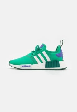 Adidas Originals Nmd_R1 Unisex - Baskets Basses - Semi Court Green/Footwear White/Collegiate Green