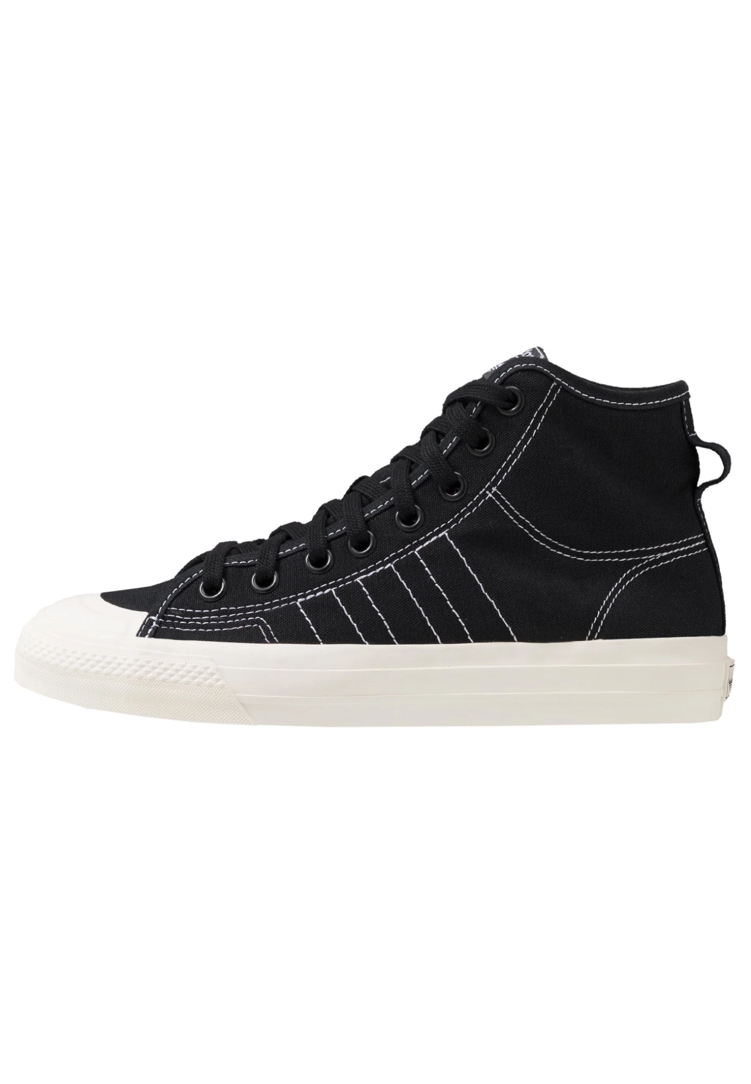 Adidas Originals Nizza Unisex - Baskets Montantes - Core Black/Footwear White/Offwhite 1 Adidas Originals Nizza Unisex - Baskets Montantes - Core Black/Footwear White/Offwhite