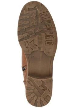 Mustang Bottines À Lacets - Cognac -Chaussure Boutique 85786bfa3e88463bb37d44cbecc3eeab