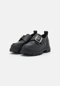 Buffalo Aspha Monk - Mocassins - Black -Chaussure Boutique 8e77610995ed4cf7b286f95224134432