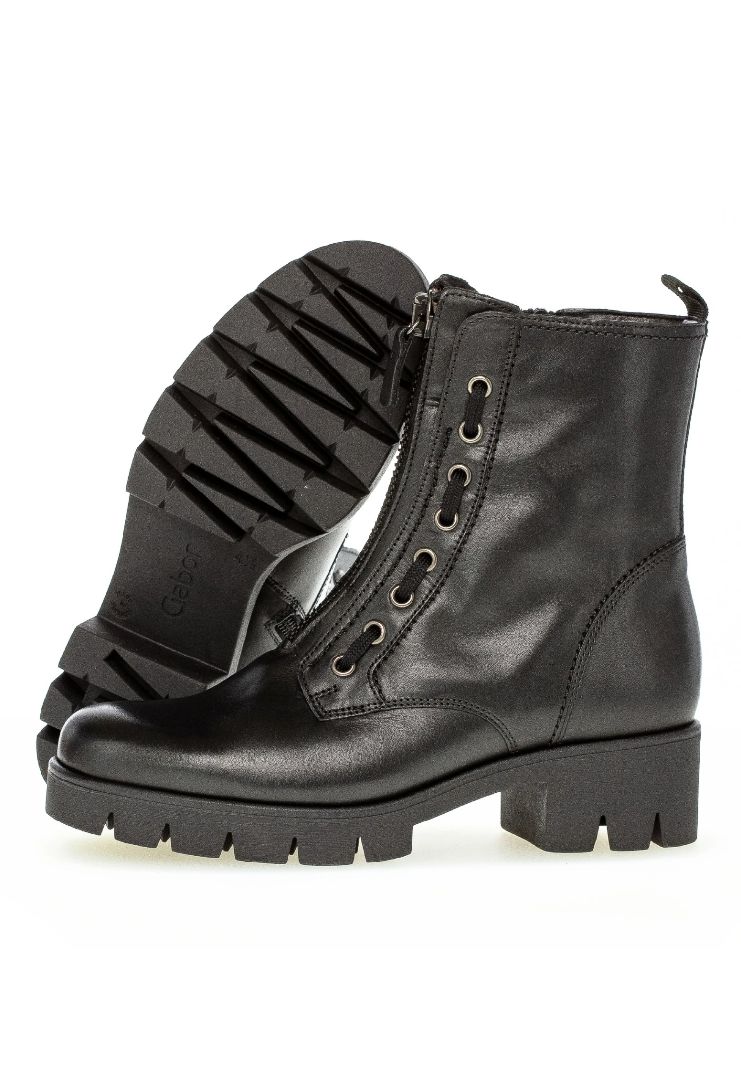 Gabor Bottines À Plateau - Schwarz/Altsilber 3 Gabor Bottines À Plateau - Schwarz/Altsilber – Image 3