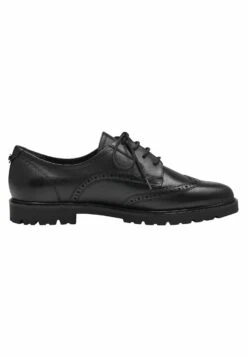 Tamaris Derbies - Black Leather -Chaussure Boutique 9e0ee79ff27f4253952ca8af4eea70e0