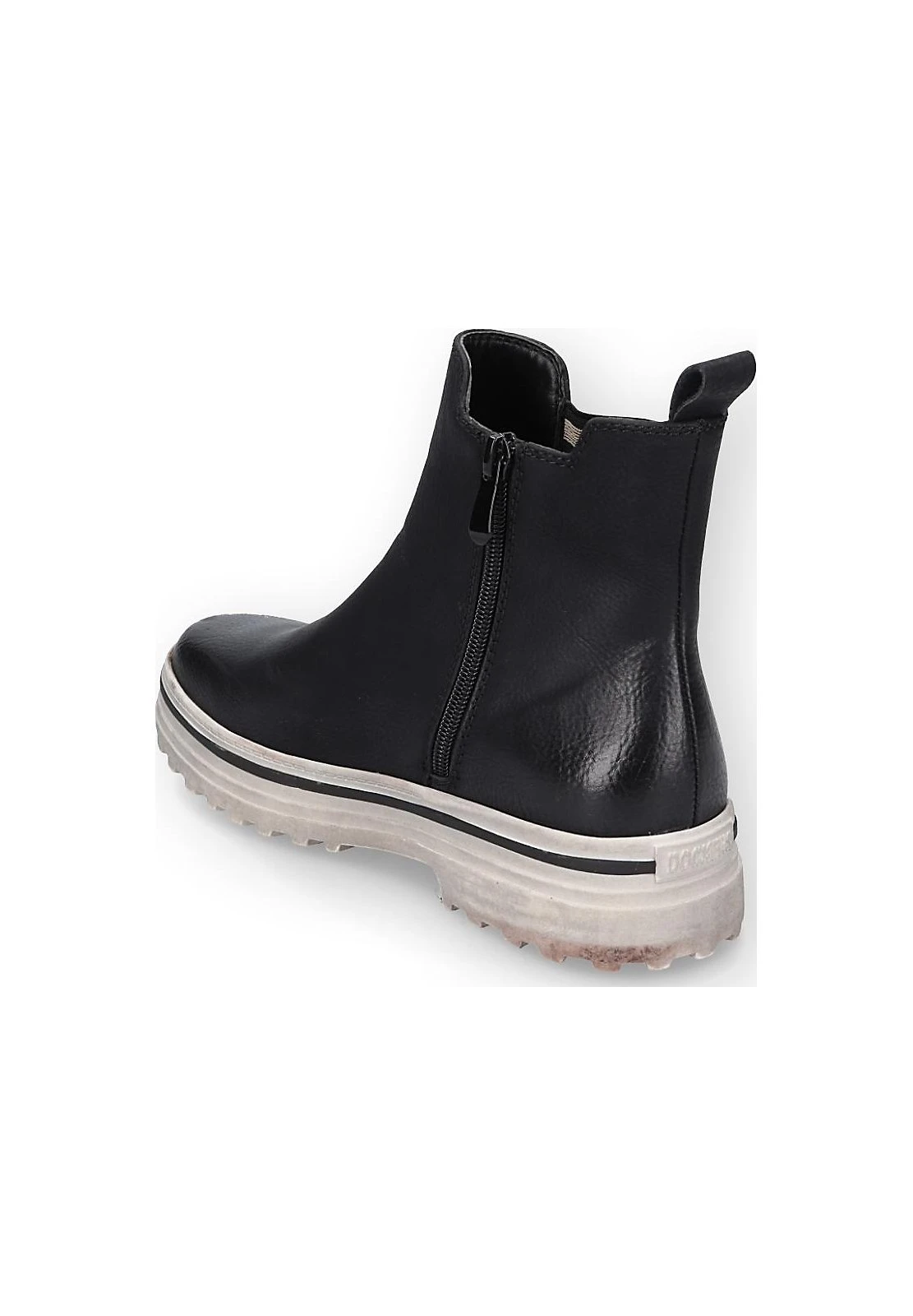 Dockers By Gerli Bottines À Plateau - Schwarz Beige 4 Dockers By Gerli Bottines À Plateau - Schwarz Beige – Image 4