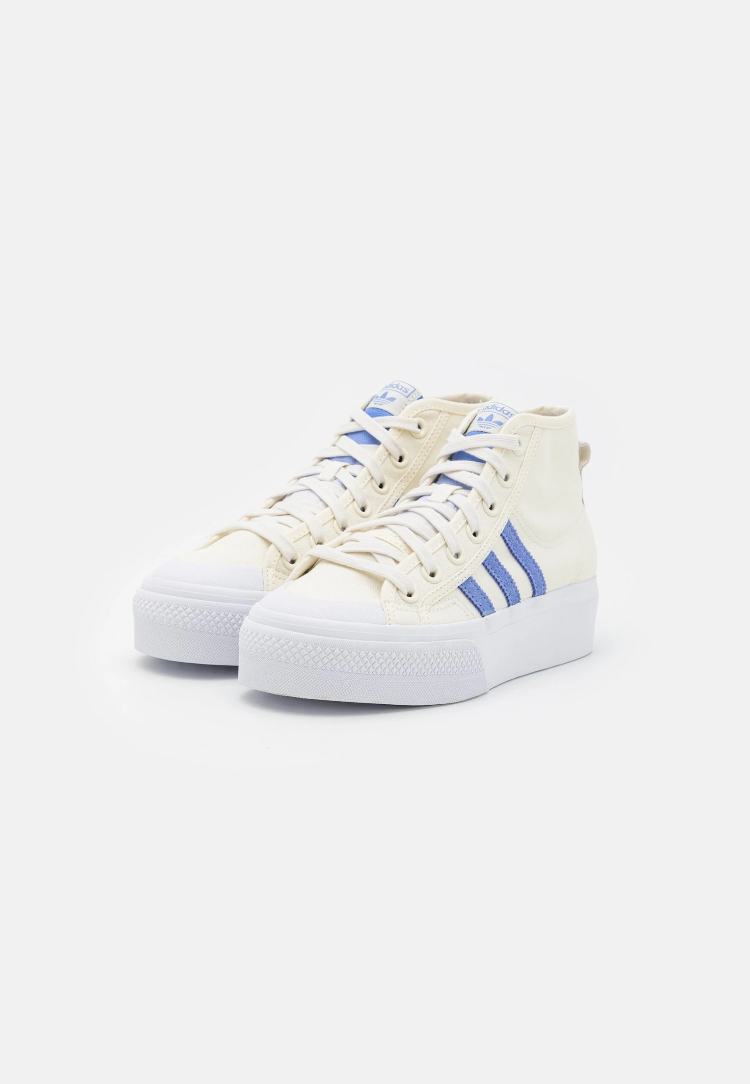 Adidas Originals Nizza Platform Mid - Baskets Montantes - Off White/Blue Fusion/Footwear White 3 Adidas Originals Nizza Platform Mid - Baskets Montantes - Off White/Blue Fusion/Footwear White – Image 3