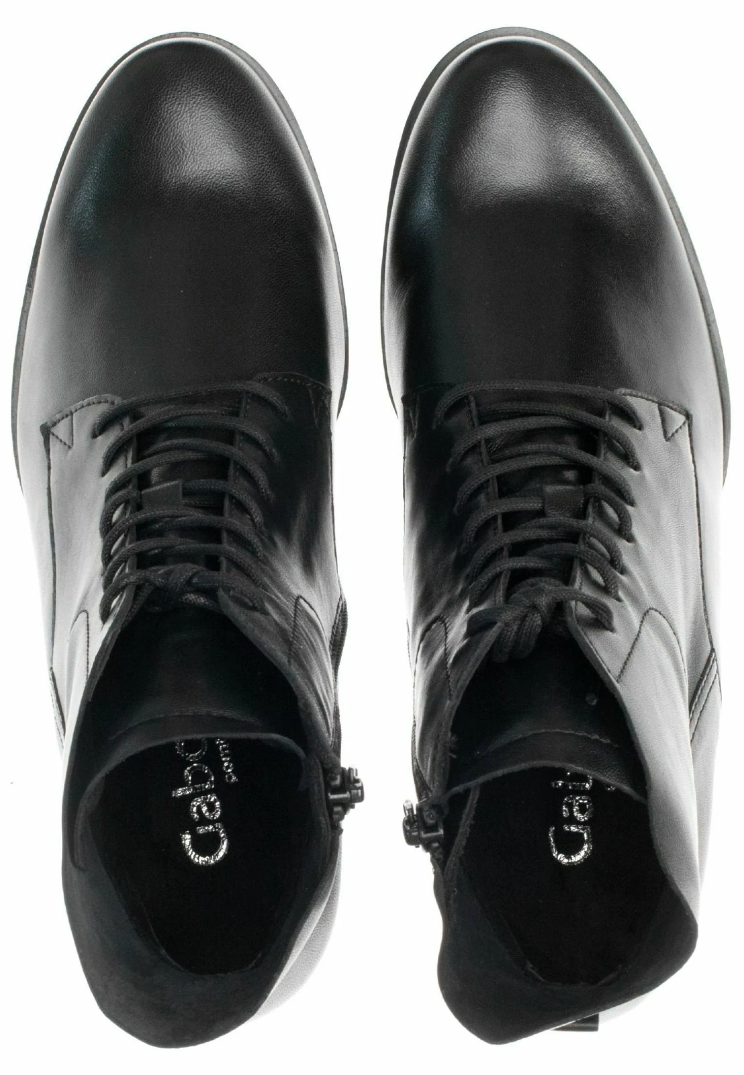 Gabor Bottines À Lacets - Schwarz Micro 3 Gabor Bottines À Lacets - Schwarz Micro – Image 3