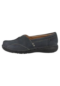 Clarks Un Loop Stride - Mocassins - Navy Nubuck
