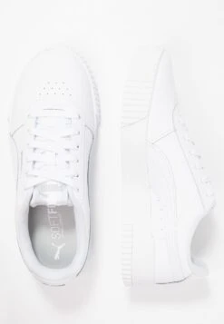 Puma Carina - Baskets Basses - White/Silver -Chaussure Boutique bc22218b61264095912a1a227297f62a