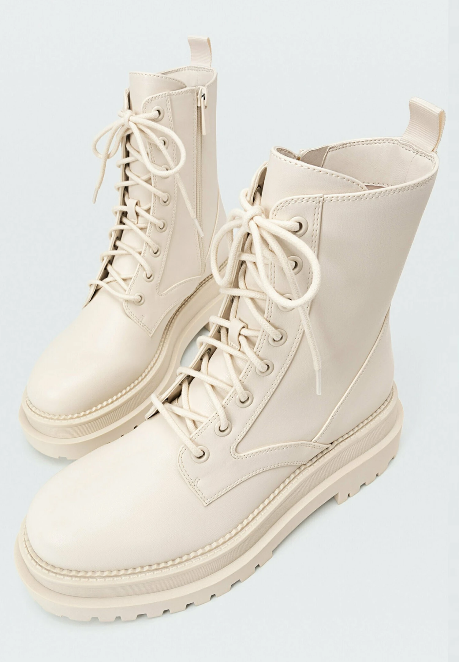 Stradivarius Bottines À Plateau - Off White 7 Stradivarius Bottines À Plateau - Off White – Image 7