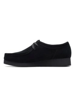 Clarks Wallabeeevosh - D - Chaussures À Lacets - Black Sde