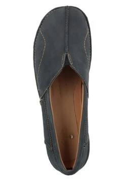 Clarks Un Loop Stride - Mocassins - Navy Nubuck -Chaussure Boutique c6de0b0c5d544ed0953c29b05fe995f5
