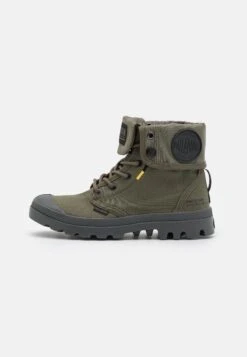 Palladium Pampa Baggy Supply Unisex - Bottines À Lacets - Olive Night