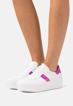 Gabor Baskets Basses - Weiss/Fuxia/Ice