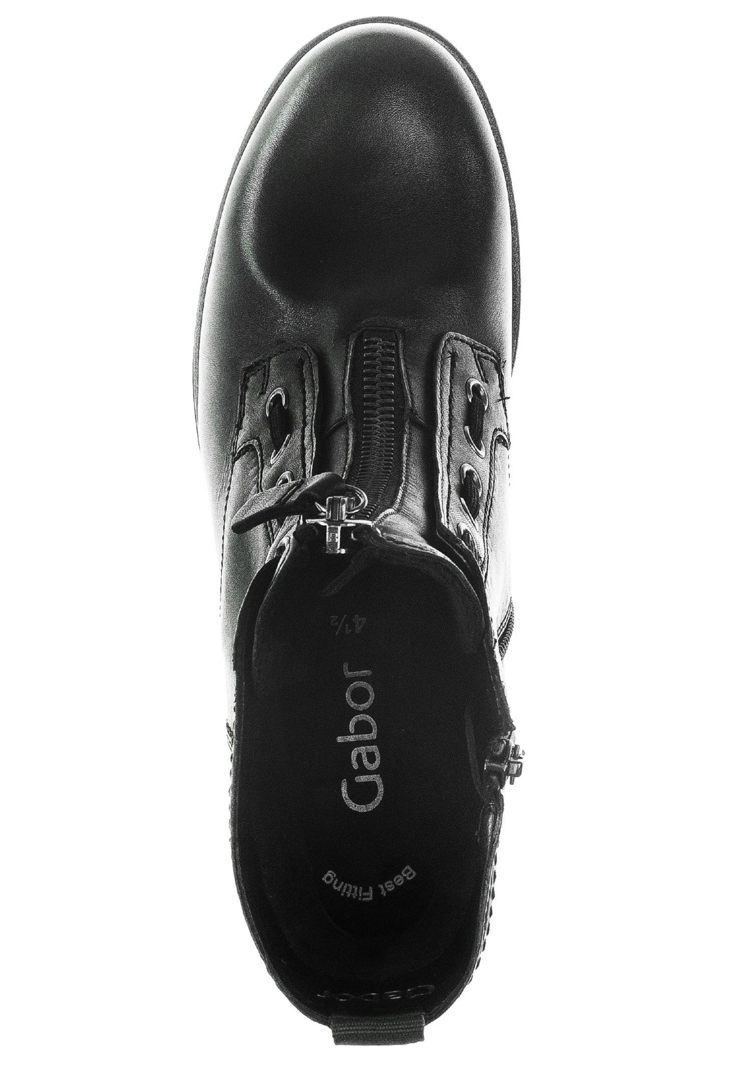 Gabor Bottines À Plateau - Schwarz/Altsilber 4 Gabor Bottines À Plateau - Schwarz/Altsilber – Image 4