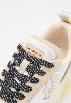 Tory Burch Bubble Good Luck Trainer - Baskets Basses - New Ivory/Light Cream /Frost -Chaussure Boutique e68a1bc59afe4341bc192f0f47f9a9f1