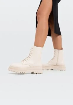 Stradivarius Bottines À Plateau - Off White 9 Stradivarius Bottines À Plateau - Off White -Chaussure Boutique e9305a8e90554963874bb07e831209b6