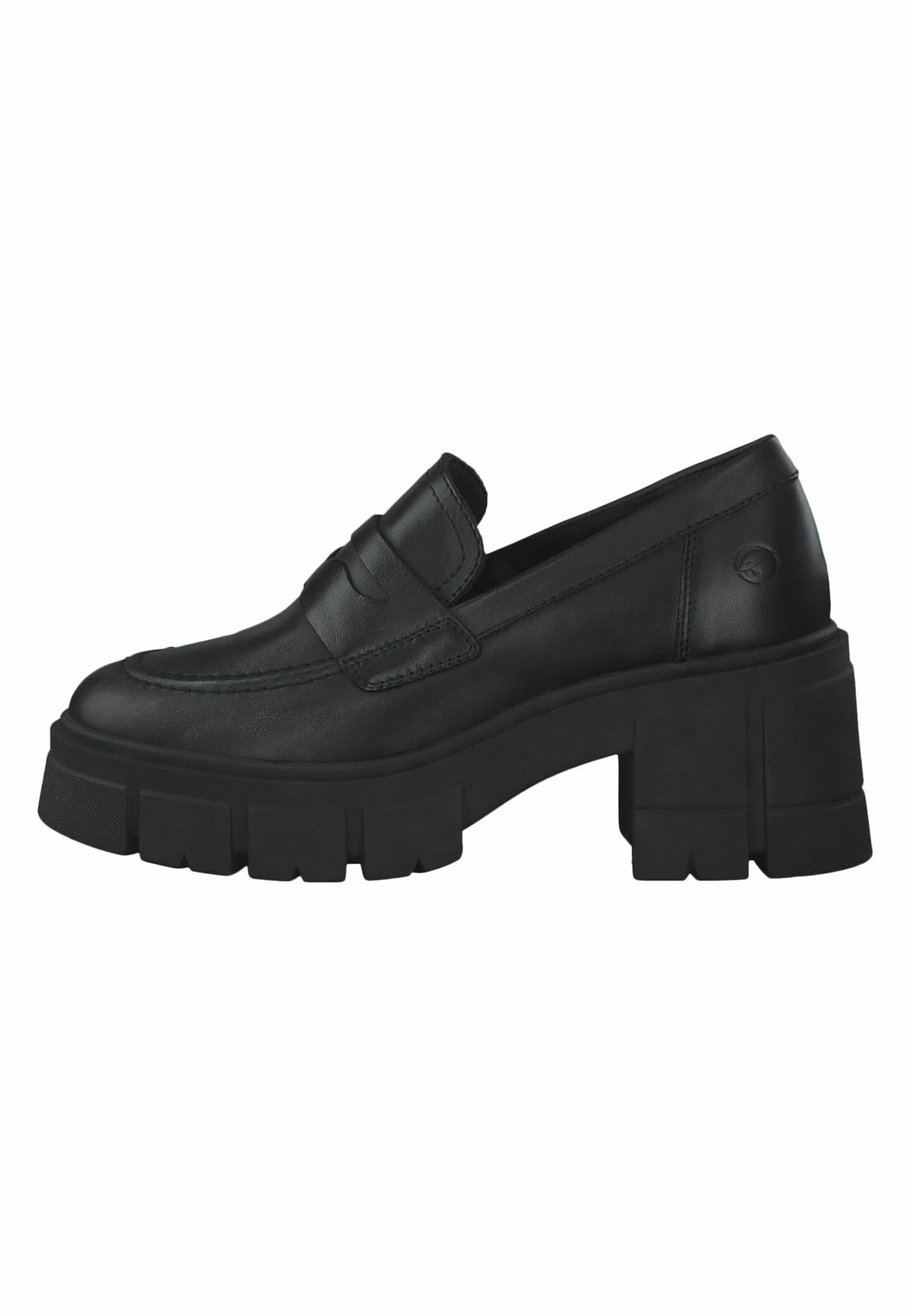 Tamaris Mocassins - Black Leather 2 Tamaris Mocassins - Black Leather – Image 2