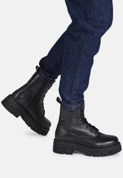 Apple Of Eden Castle - Bottines À Plateau - Schwarz