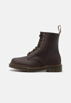 Dr. Martens 1460 Unisex - Bottines À Lacets - Dark Brown Crazy Horse