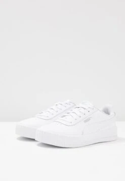 Puma Carina - Baskets Basses - White/Silver -Chaussure Boutique f7b140a06cb44344bcf9ed09339d90e6