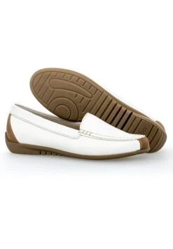 Gabor Mocassins - Weiß -Chaussure Boutique fa1bd02d49bd4254a7db489fa407b268